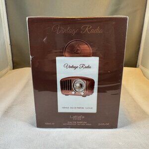 Lattafa Vintage Radio Eau de Parfum Spray for Unisex 3.4oz New Sealed Box $65